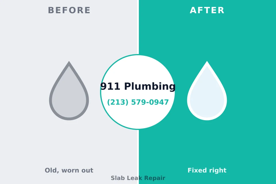Before and after: plumbing repair Wheat Ridge, CO